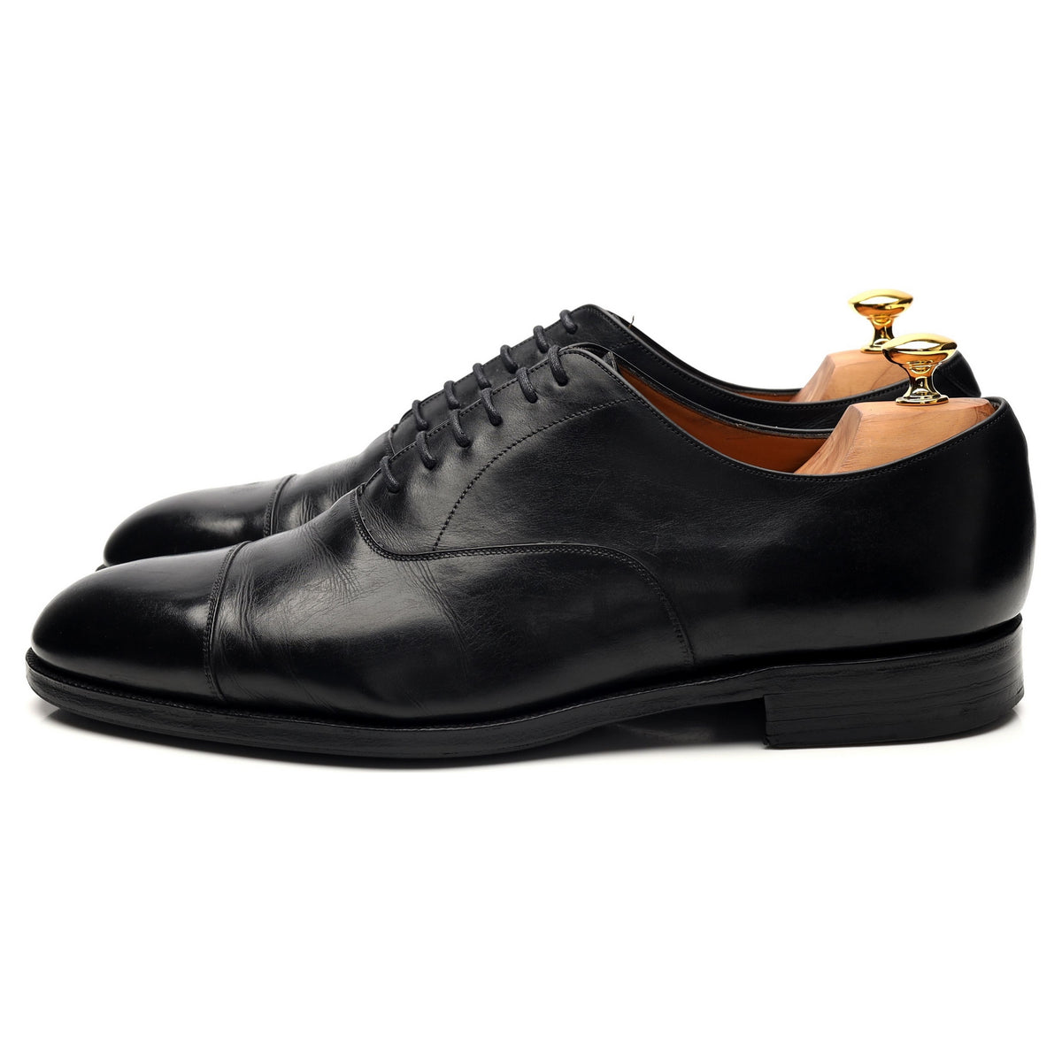 Black Leather Oxford UK 12 F