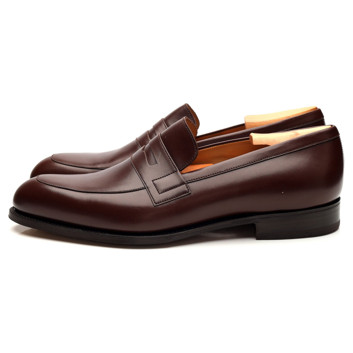 Brown Leather Loafers 8 D UK 8.5