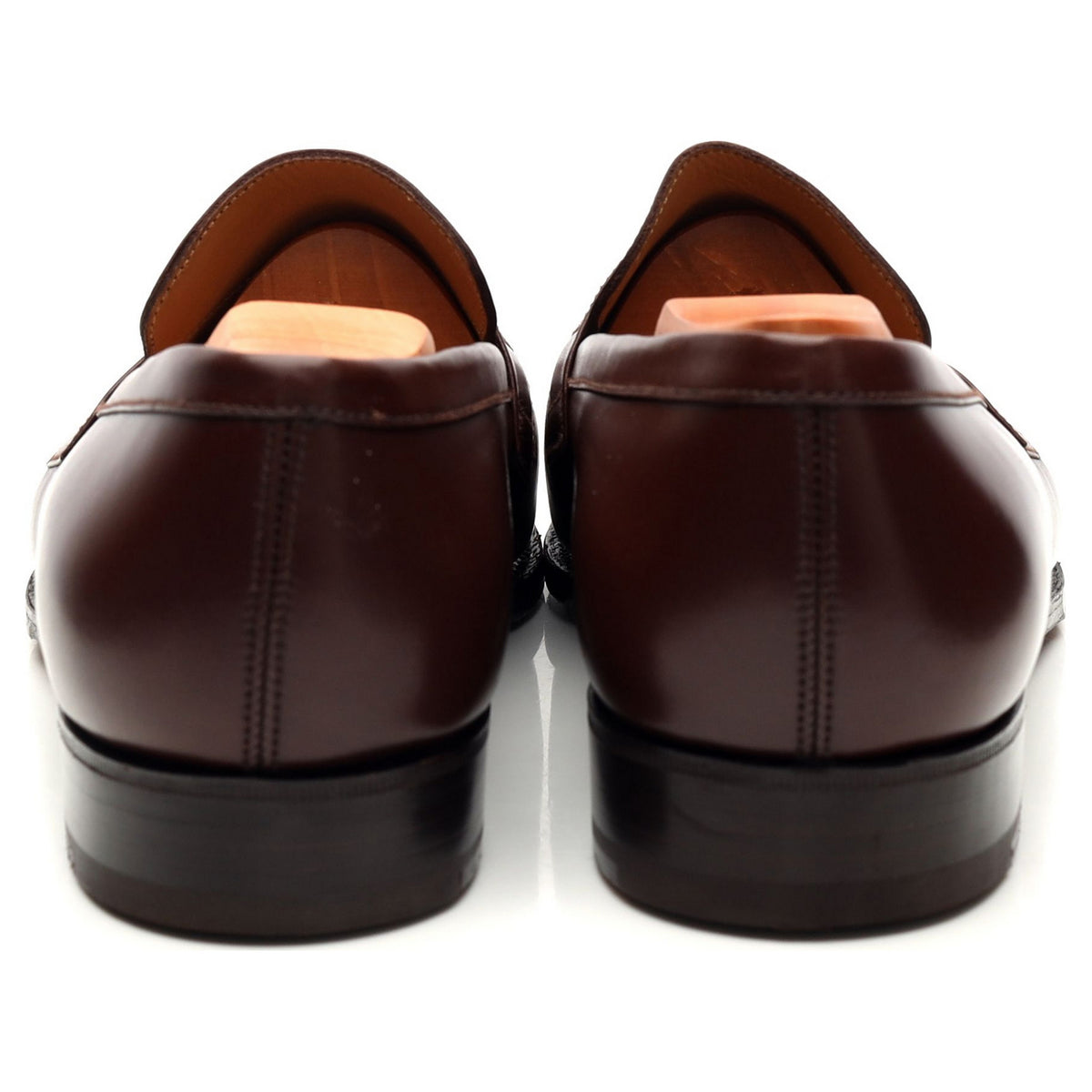 Brown Leather Loafers 8 D UK 8.5