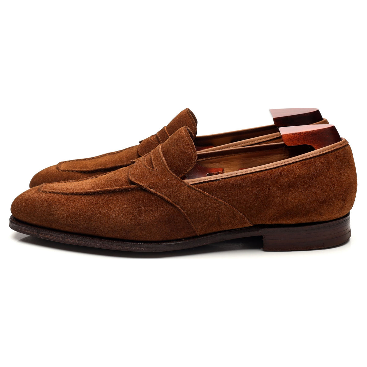 &#39;Aston&#39; Snuff Brown Suede Loafer UK 7.5 E