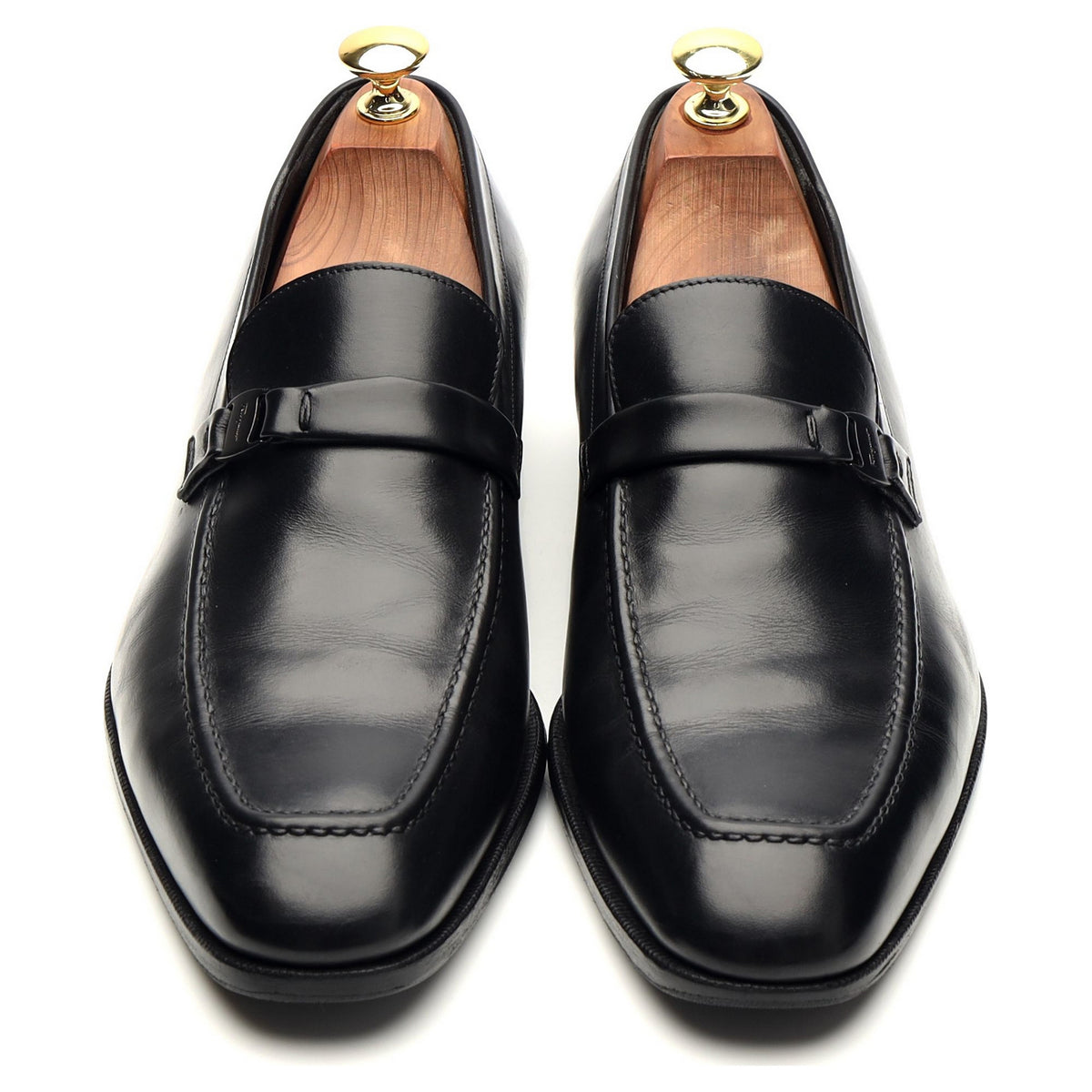 Black Leather Loafer UK 8