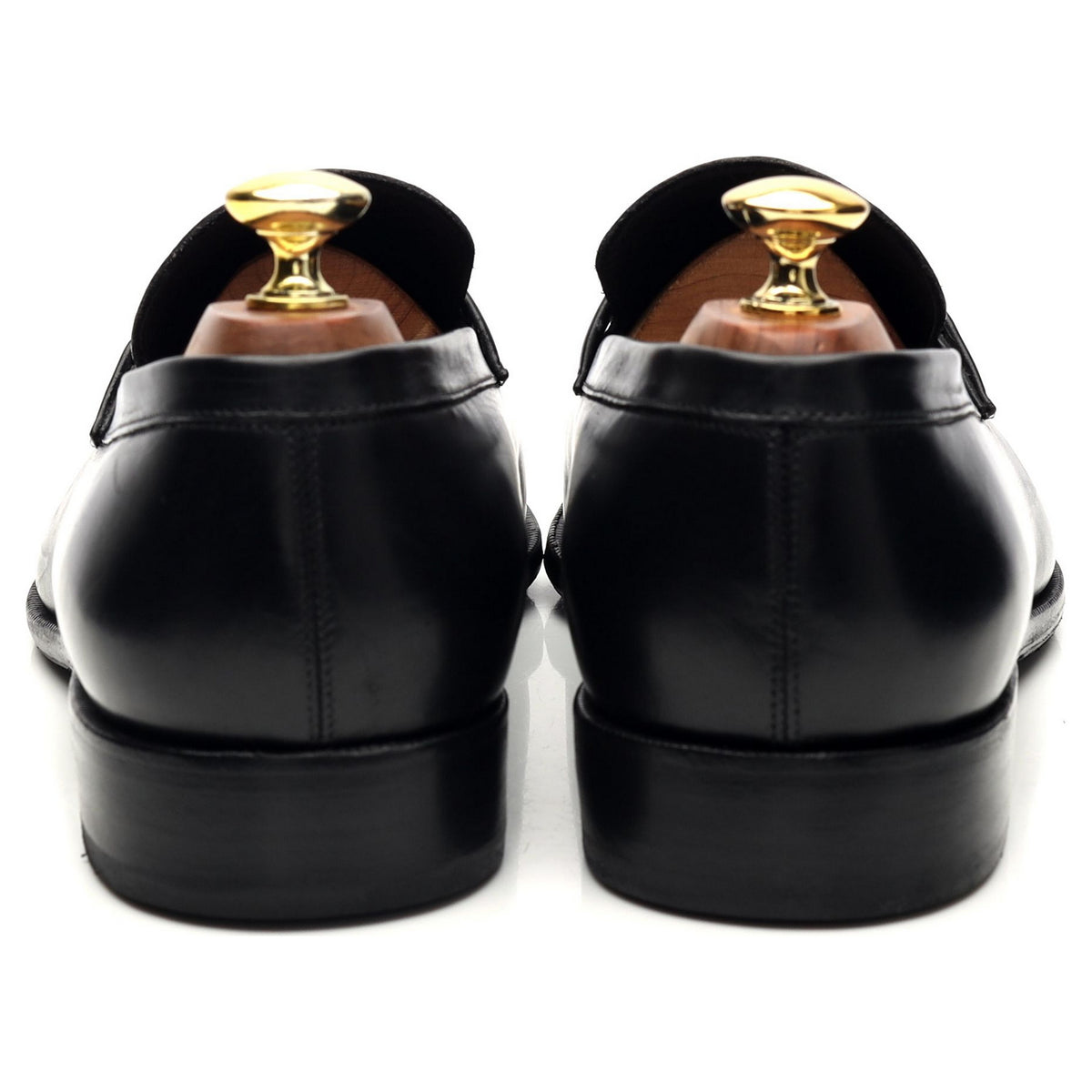 Black Leather Loafer UK 8