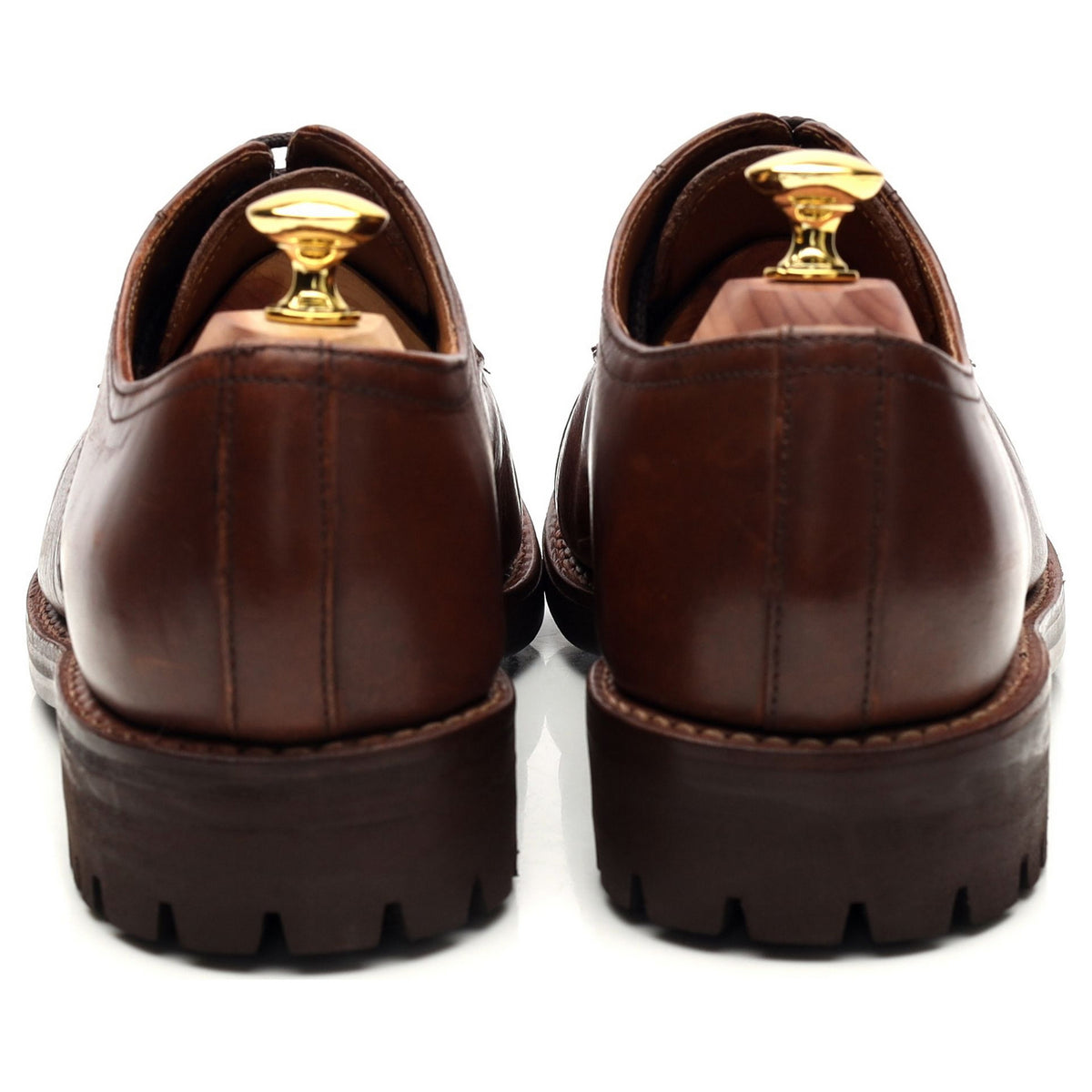 &#39;Rhys&#39; Brown Leather Derby UK 7 F