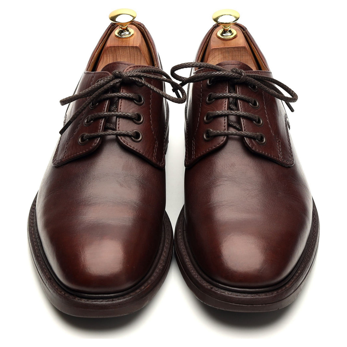 &#39;Epsom II&#39; Brown Leather Derby UK 8 F