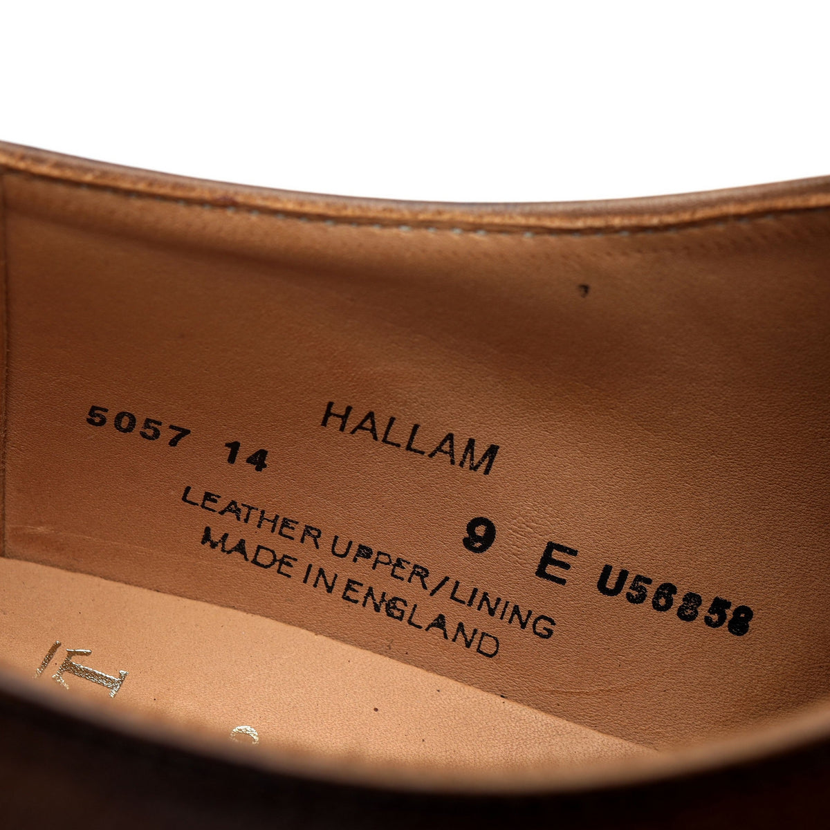 &#39;Hallam&#39; Dark Brown Leather Oxford UK 9 E