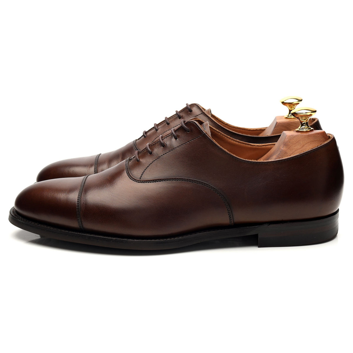 &#39;Connaught 2&#39; Dark Brown Leather Oxford UK 9 E