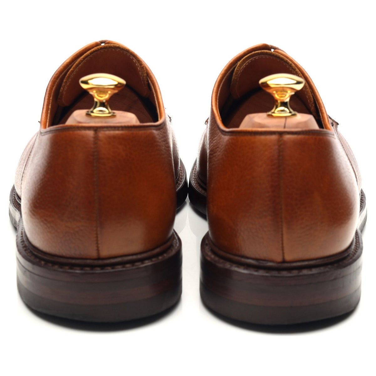 &#39;Grasmere&#39; Tan Brown Leather Derby UK 12 E