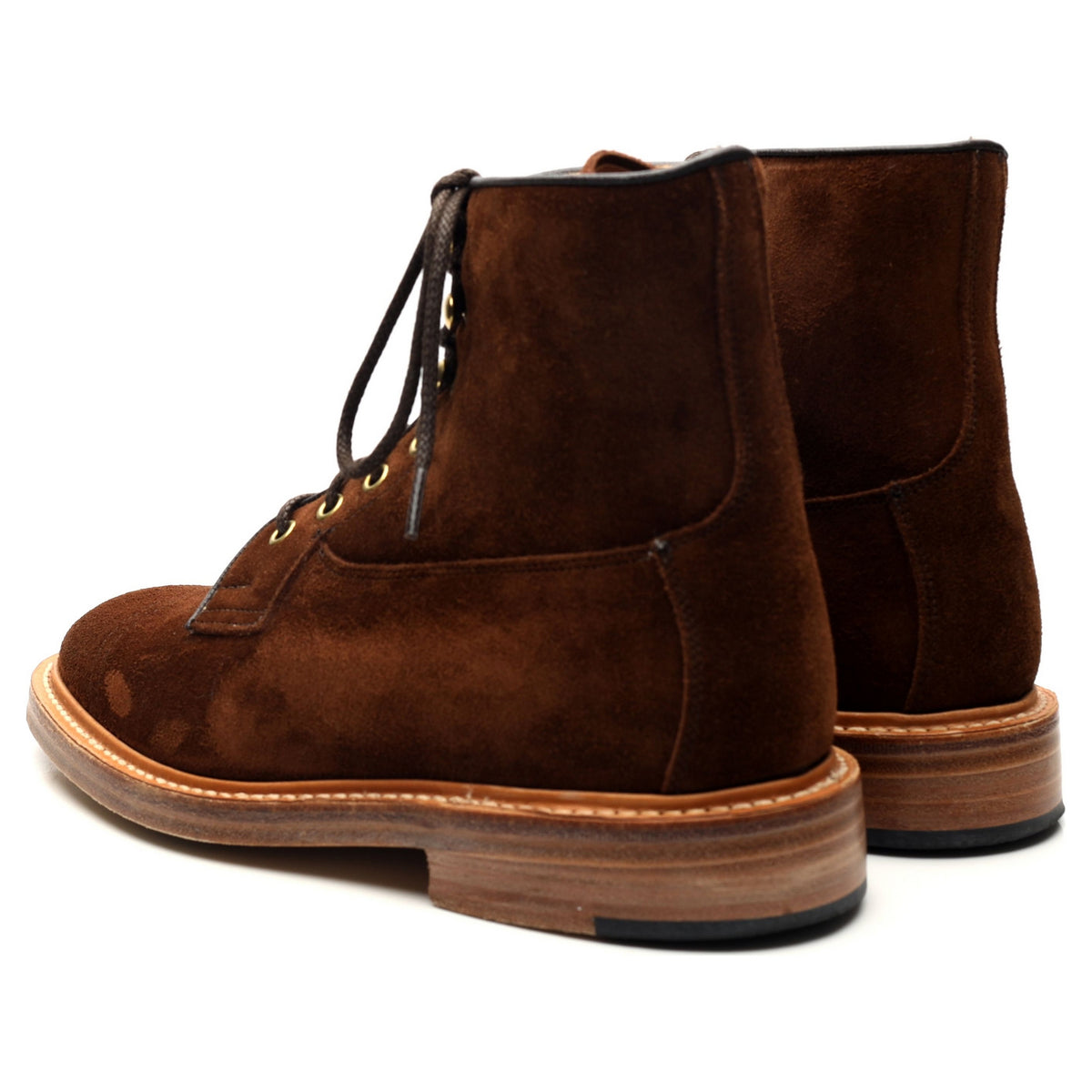 &#39;8251&#39; Brown Suede Super Boots UK 6