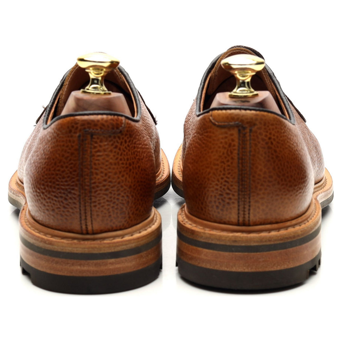 &#39;Teign ll&#39; Tan Brown Leather Derby UK 7.5 F