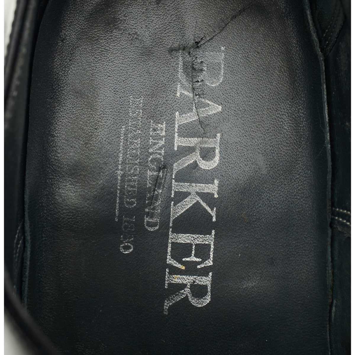 'Winsford' Black Leather Oxford UK 8.5 G