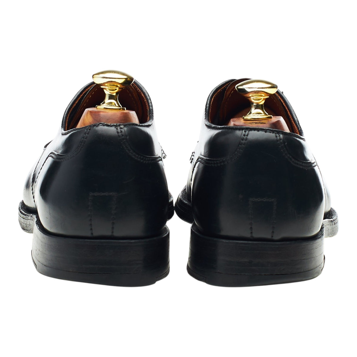 '2161' Black Cordovan Leather Derby UK 6 US 7 E