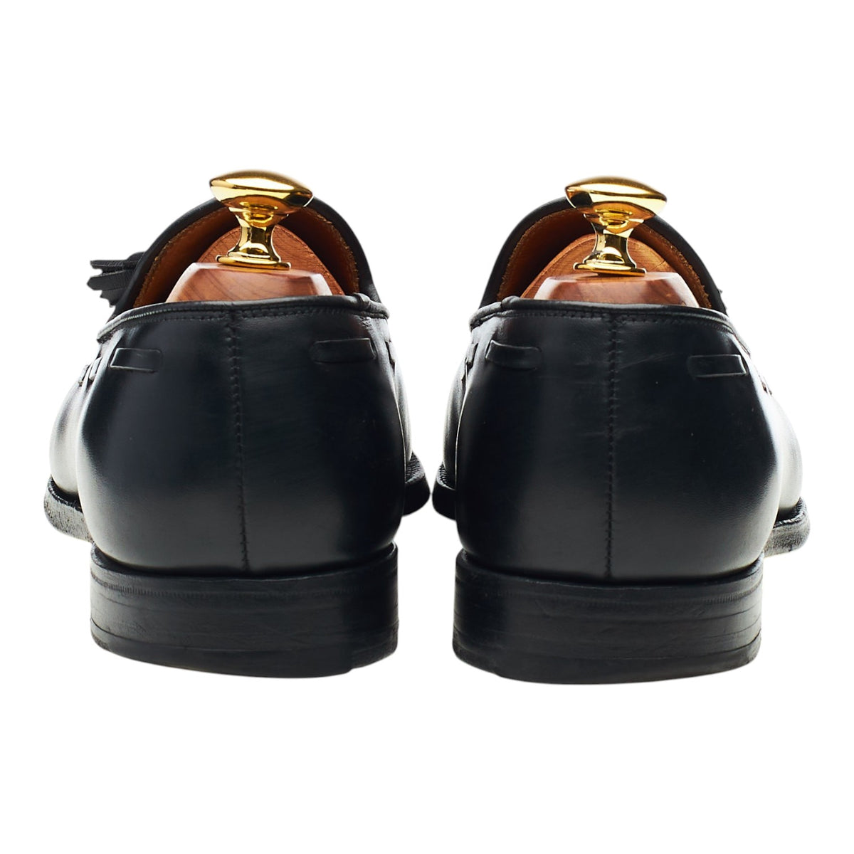 'Cavendish 2' Black Leather Tassel Loafers UK 6.5 E