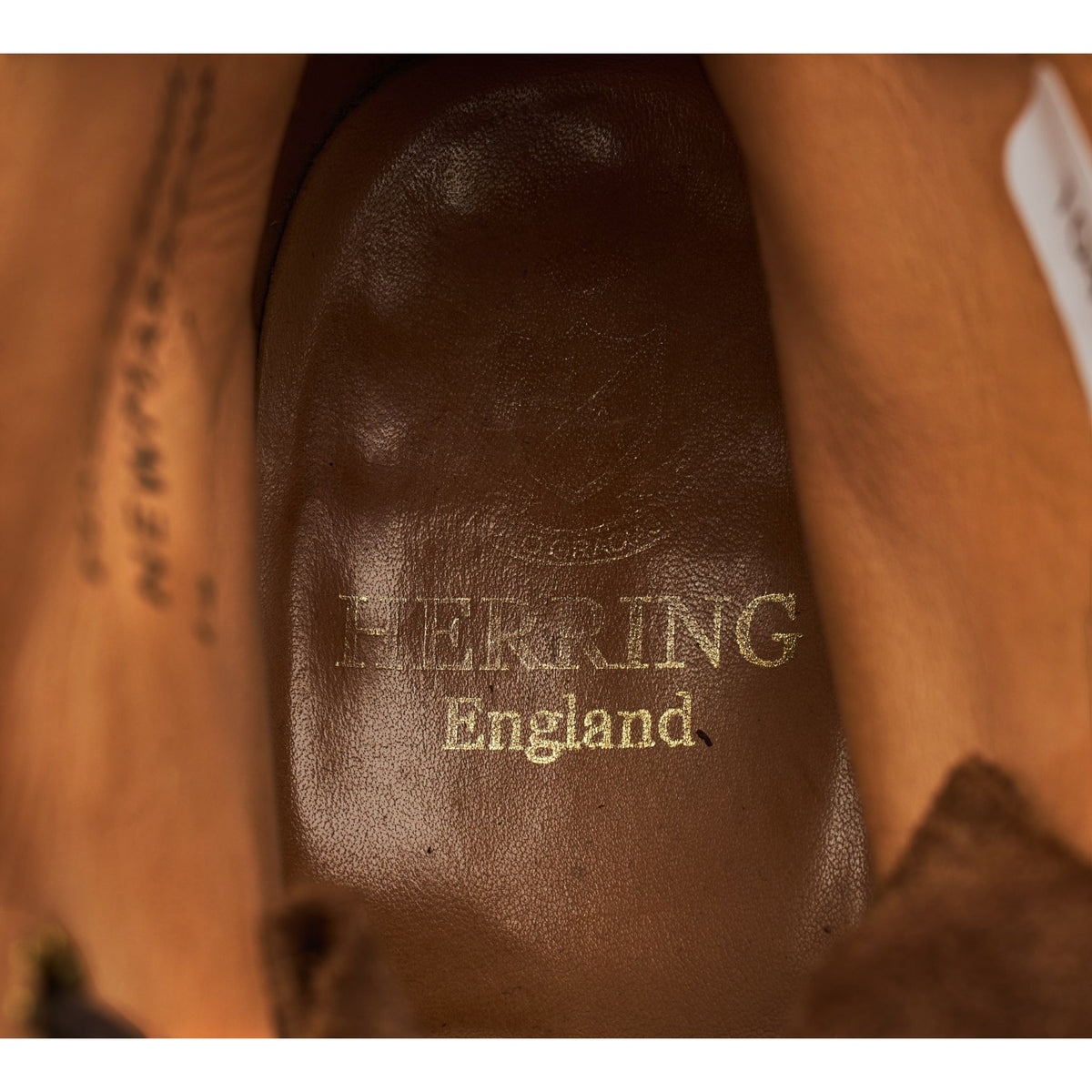 Herring 'Newmarket' Brown Suede Brogue Boots UK 8.5