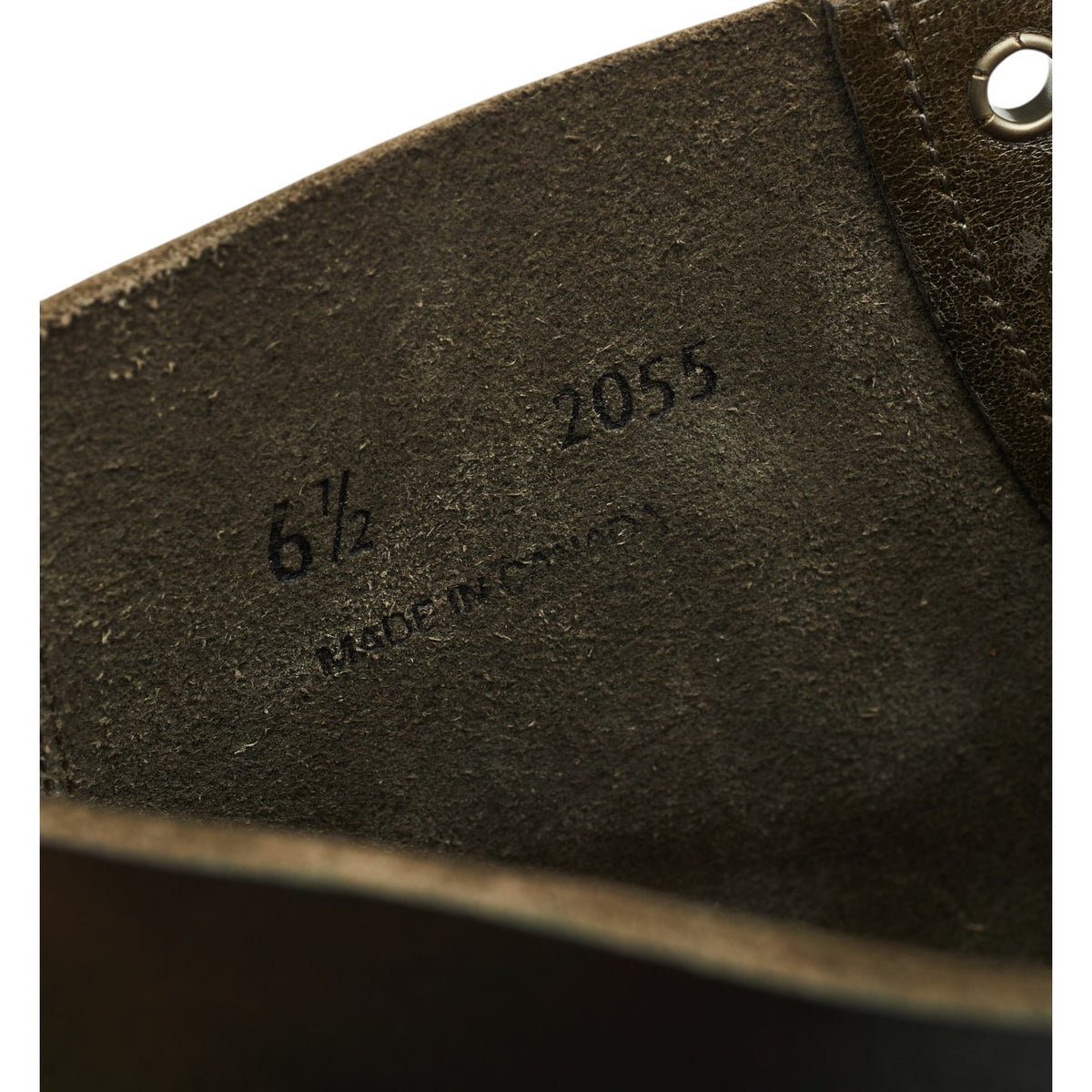 Dark Green Leather Service Boots UK 6.5 E