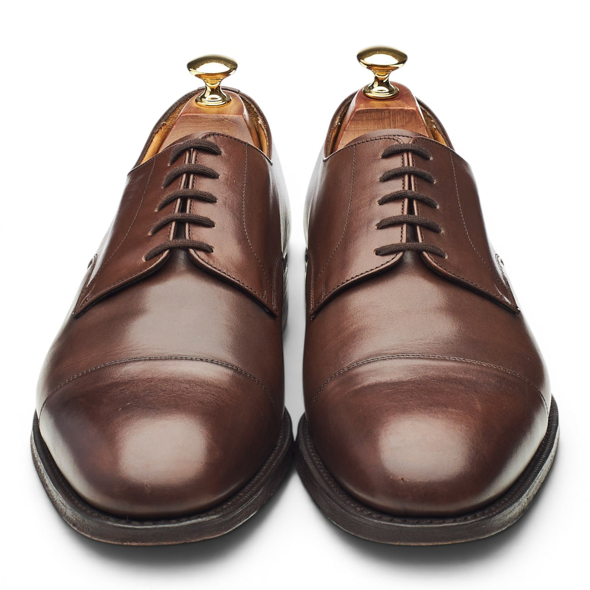 'Cartmel' Dark Brown Leather Derby UK 9.5 F