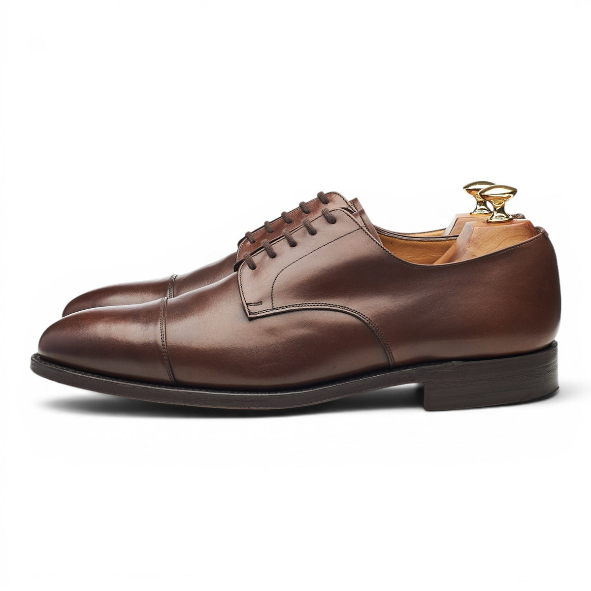 'Cartmel' Dark Brown Leather Derby UK 9.5 F