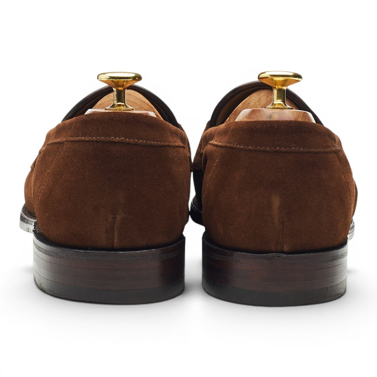 'Eton' Brown Suede Loafers UK 8 F