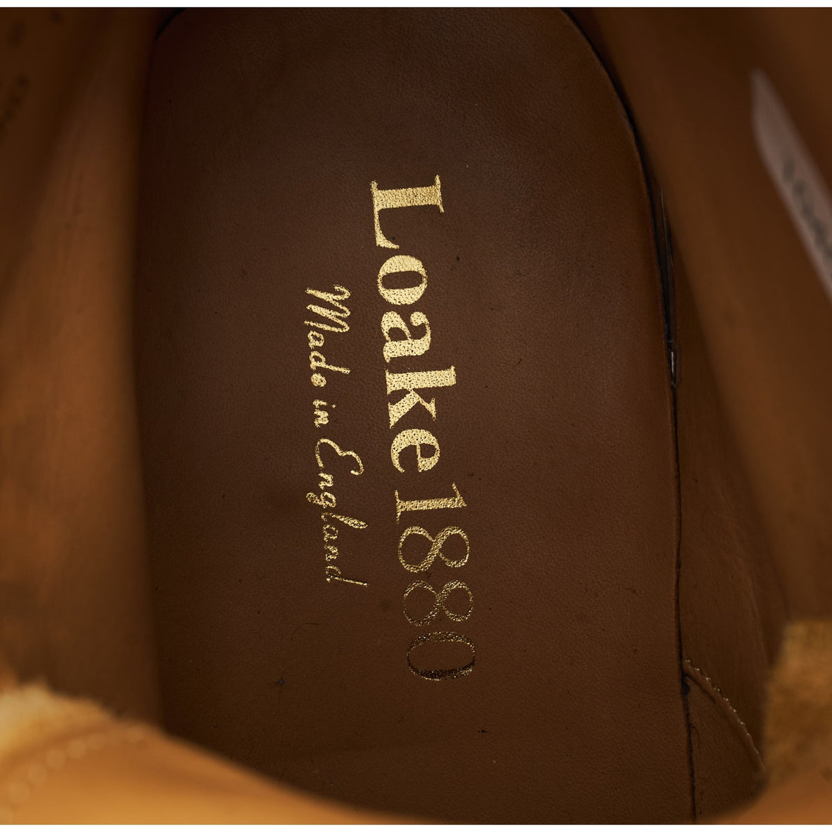 1880 'Bedale' Tan Brown Leather Brogue Boots UK 6 G