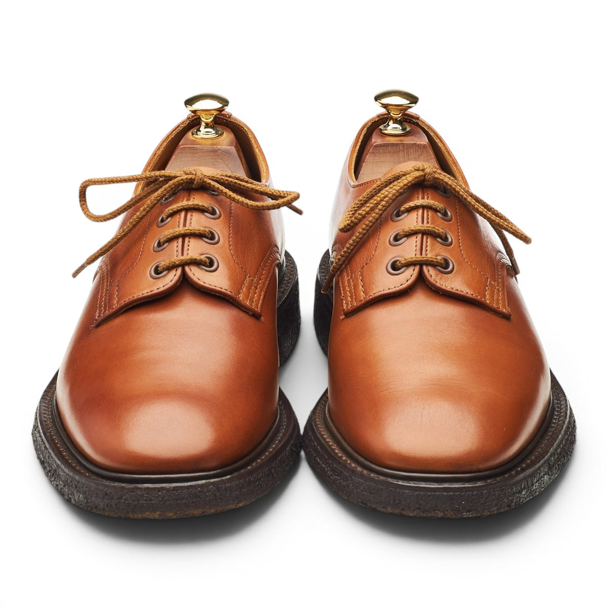 Tan Brown Leather Derby UK 9
