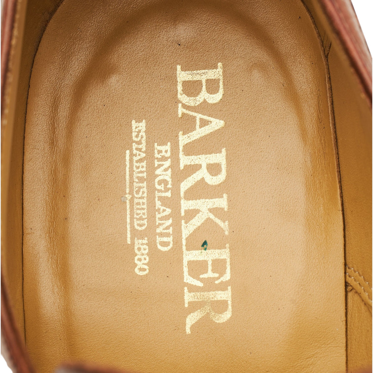'Leo' Tan Brown Leather Derby Brogues UK 10 G
