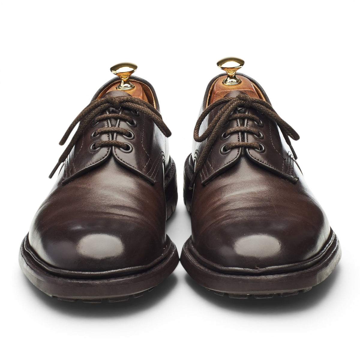 'Daniel' Dark Brown Leather Derby UK 9.5