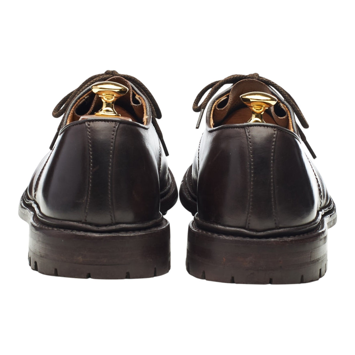 'Daniel' Dark Brown Leather Derby UK 9.5