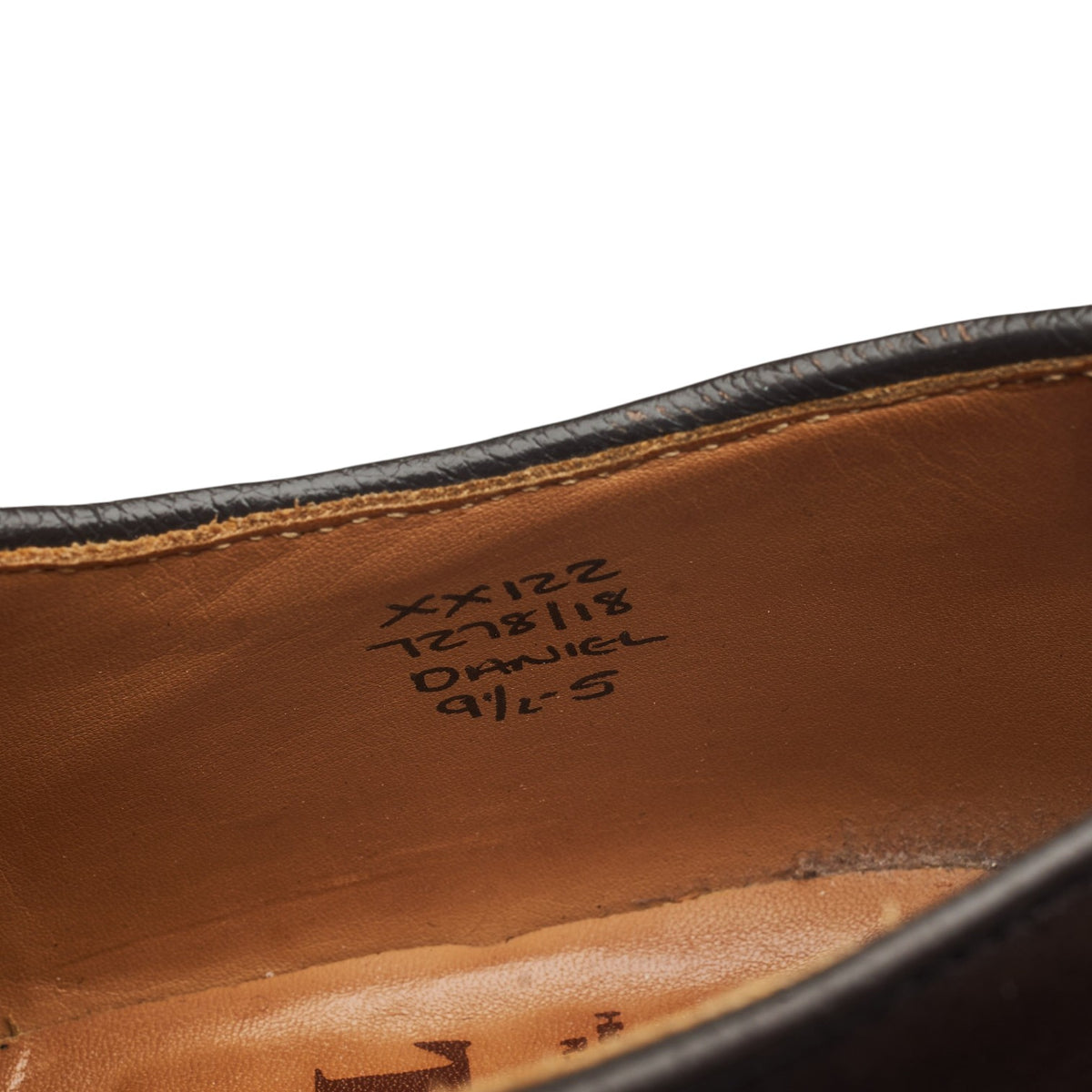 'Daniel' Dark Brown Leather Derby UK 9.5