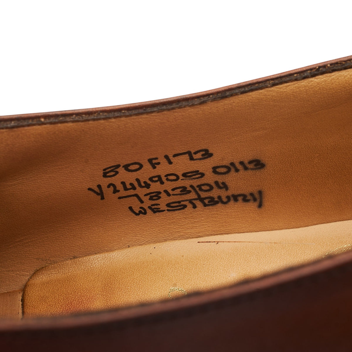 'Westbury' Brown Leather Monk Strap UK 8 F