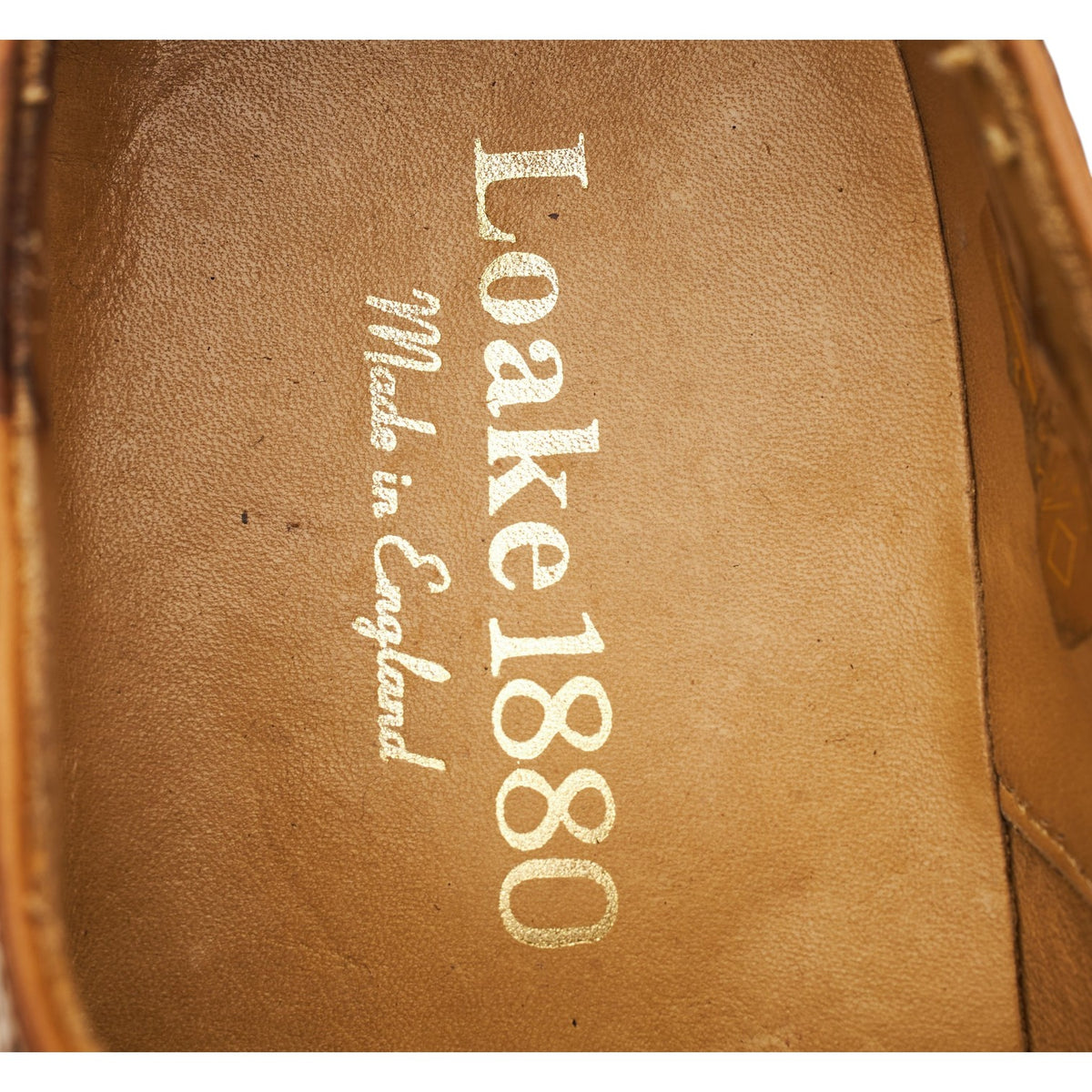 1880 'Chester 2' Tan Brown Leather Derby Brogues UK 8.5 F