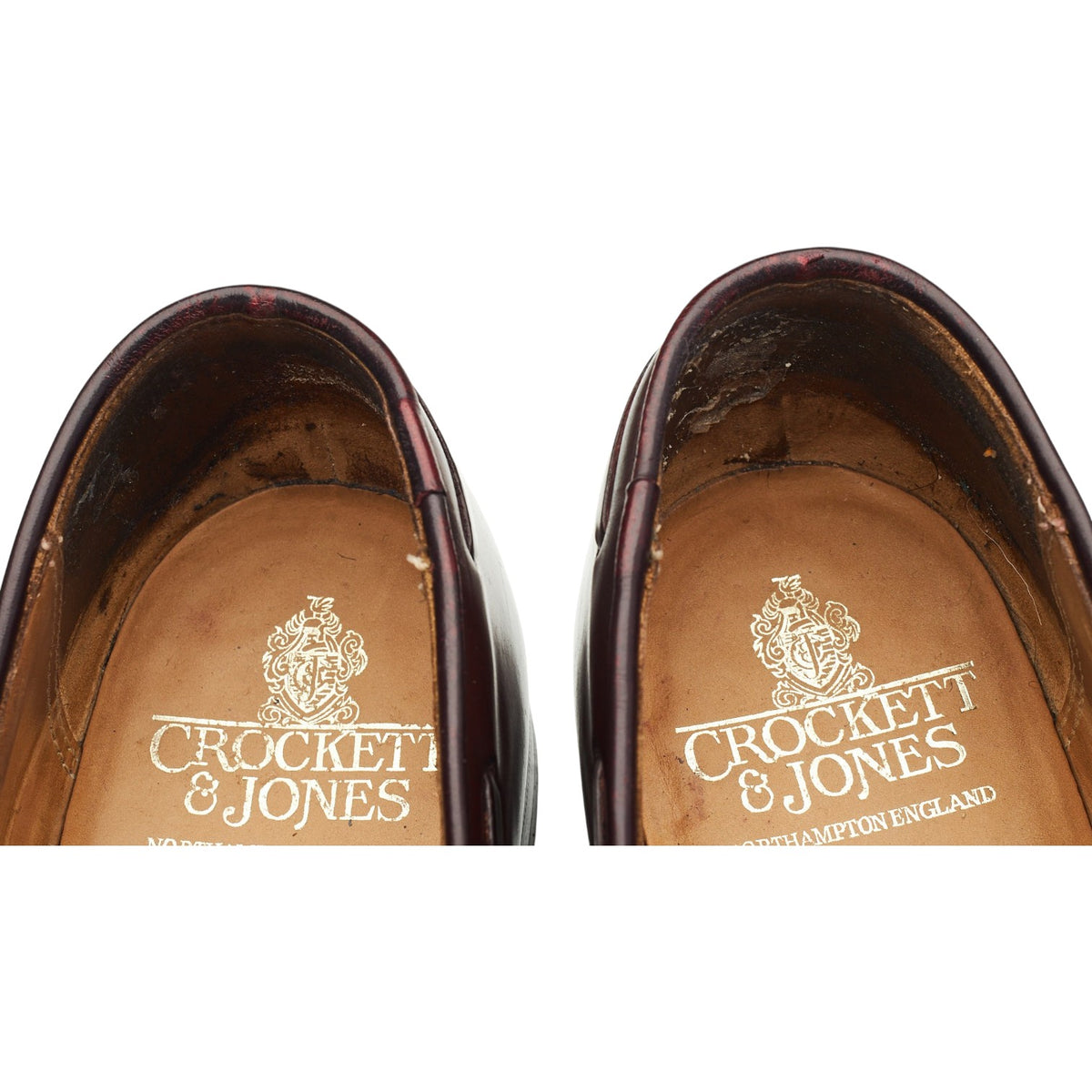 'Cavendish 2' Burgundy Cordovan Leather Tassel Loafers UK 6.5 E