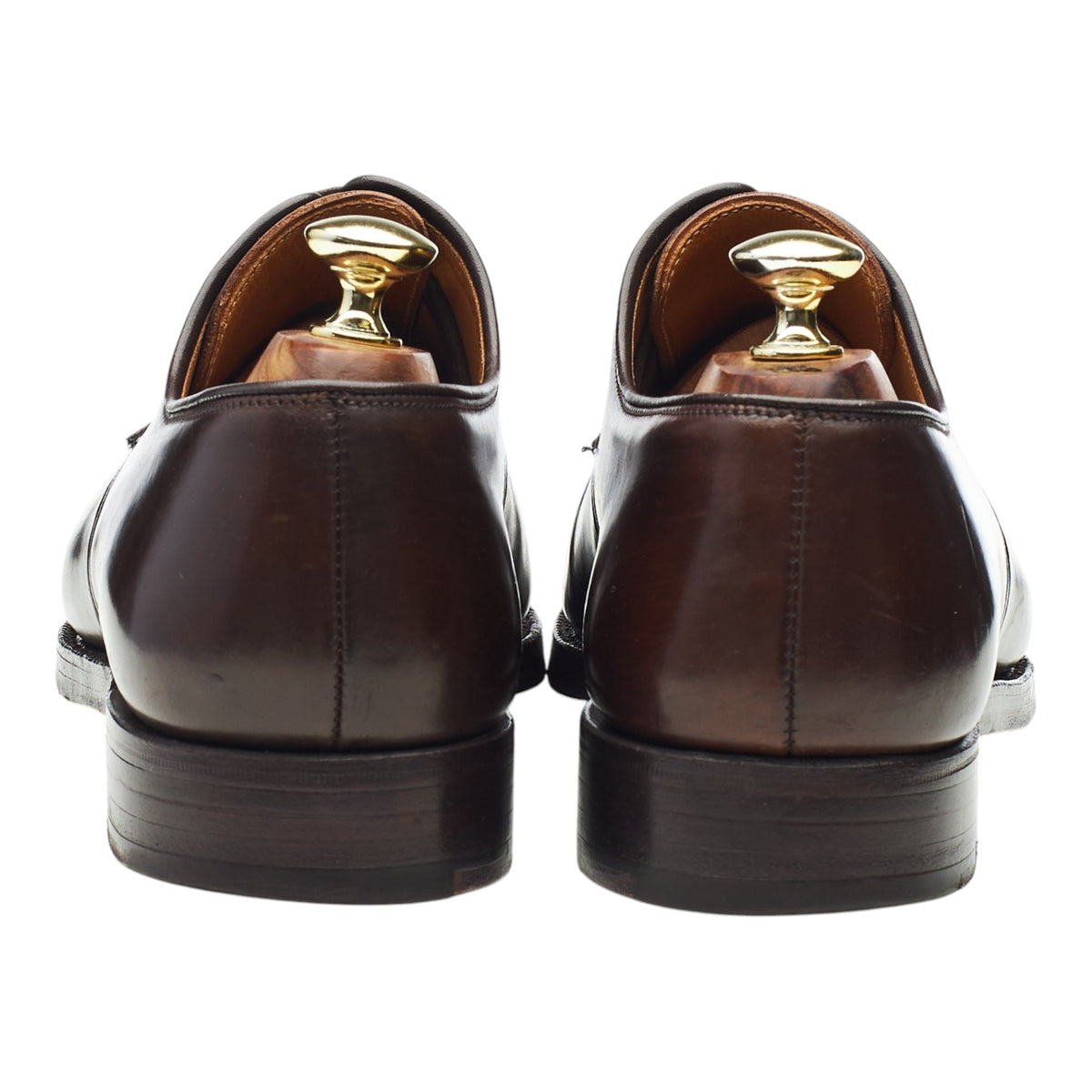 'Bradford' Dark Brown Cordovan Leather Derby UK 7 E