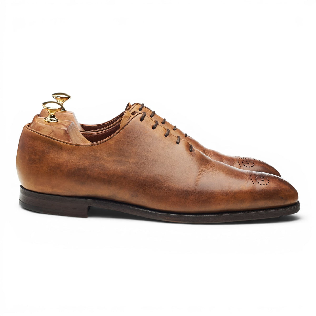 'Weymouth' Brown Leather Wholecut Oxford UK 9.5 E
