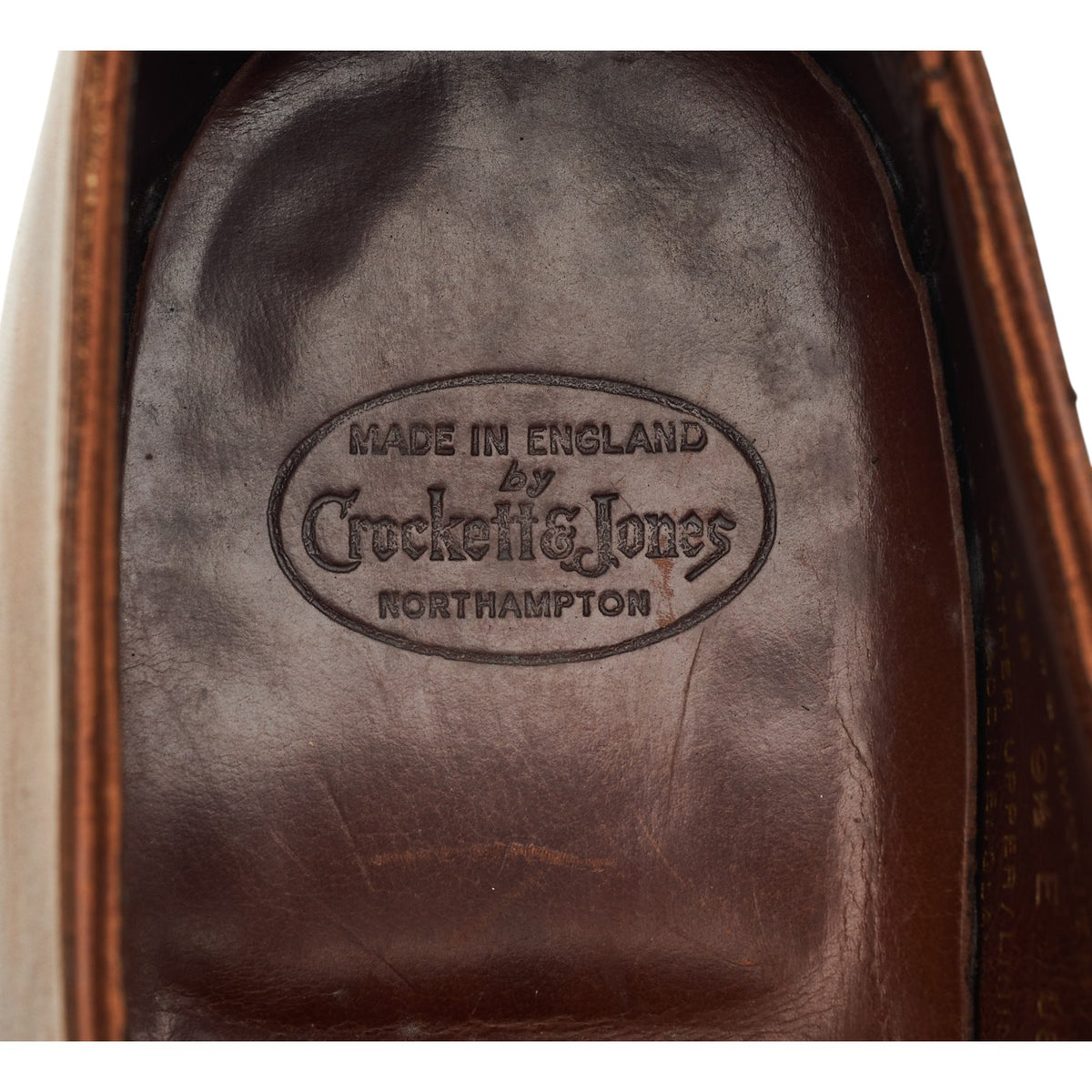 'Weymouth' Brown Leather Wholecut Oxford UK 9.5 E