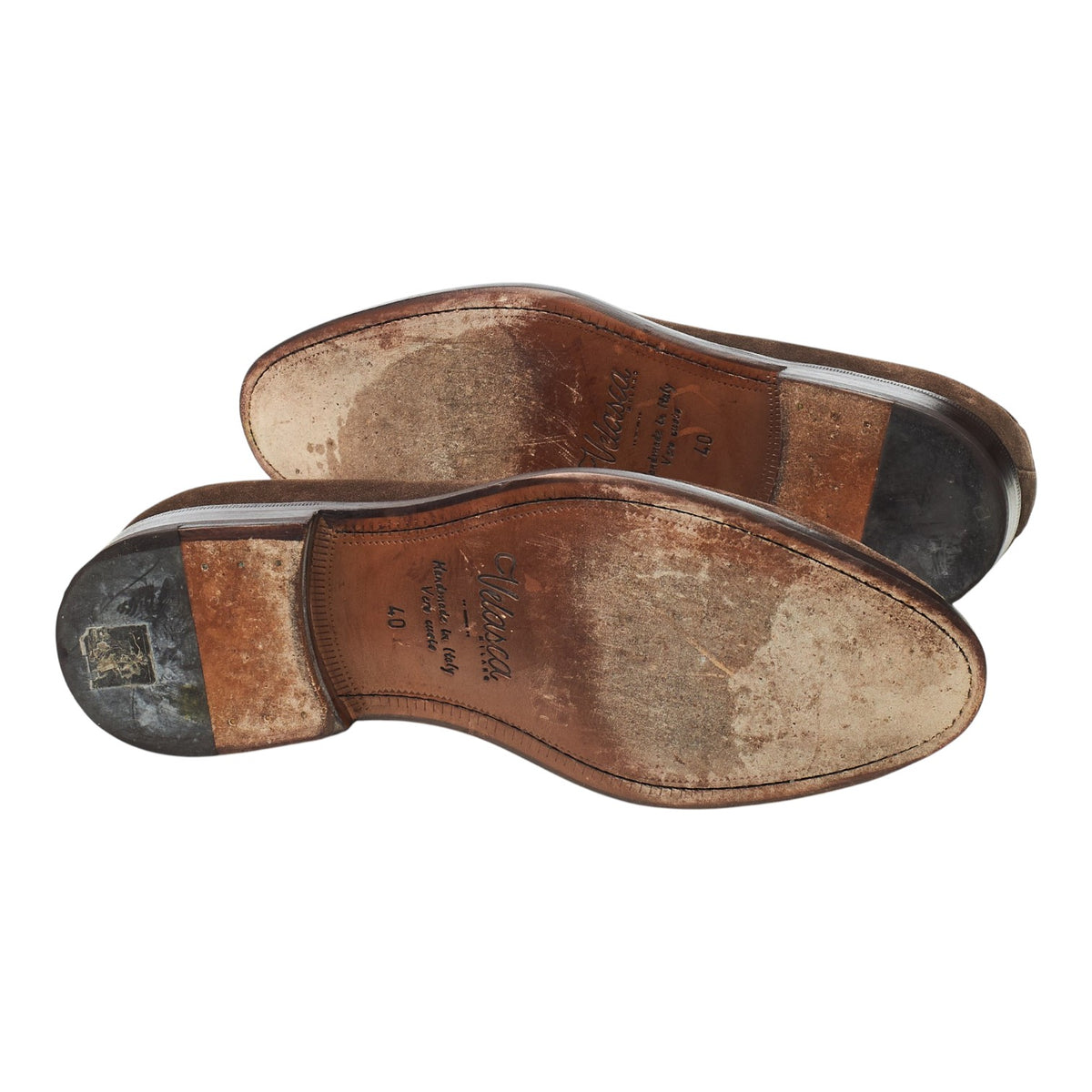 'Beltramm' Brown Suede Tassel Loafers UK 6 EU 40