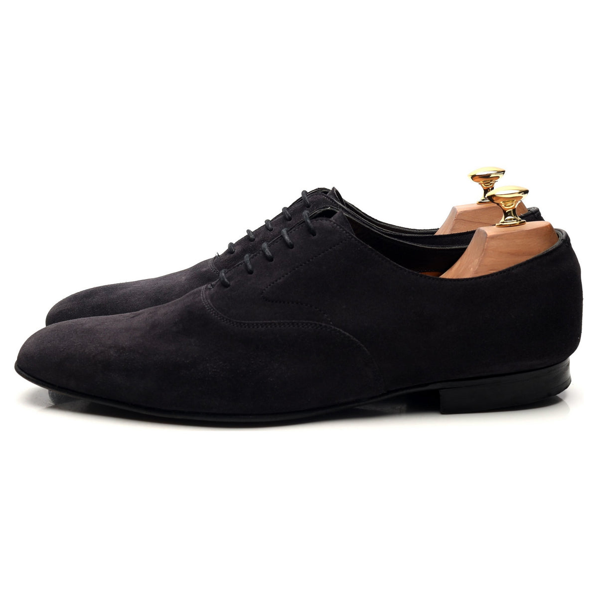 Navy Blue Suede Oxford UK 10 E