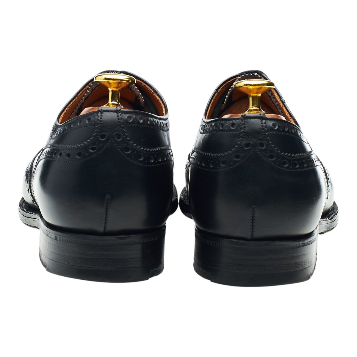 'Chetwynd' Black Leather Oxford Brogues UK 8 F