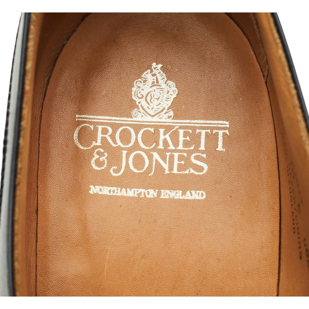 'Chalfont' Black Leather Monk Strap UK 10 E