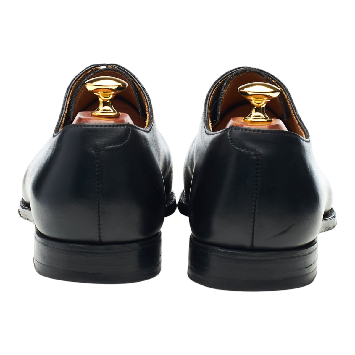 'Alex' Black Leather Wholecut Oxford UK 9 E
