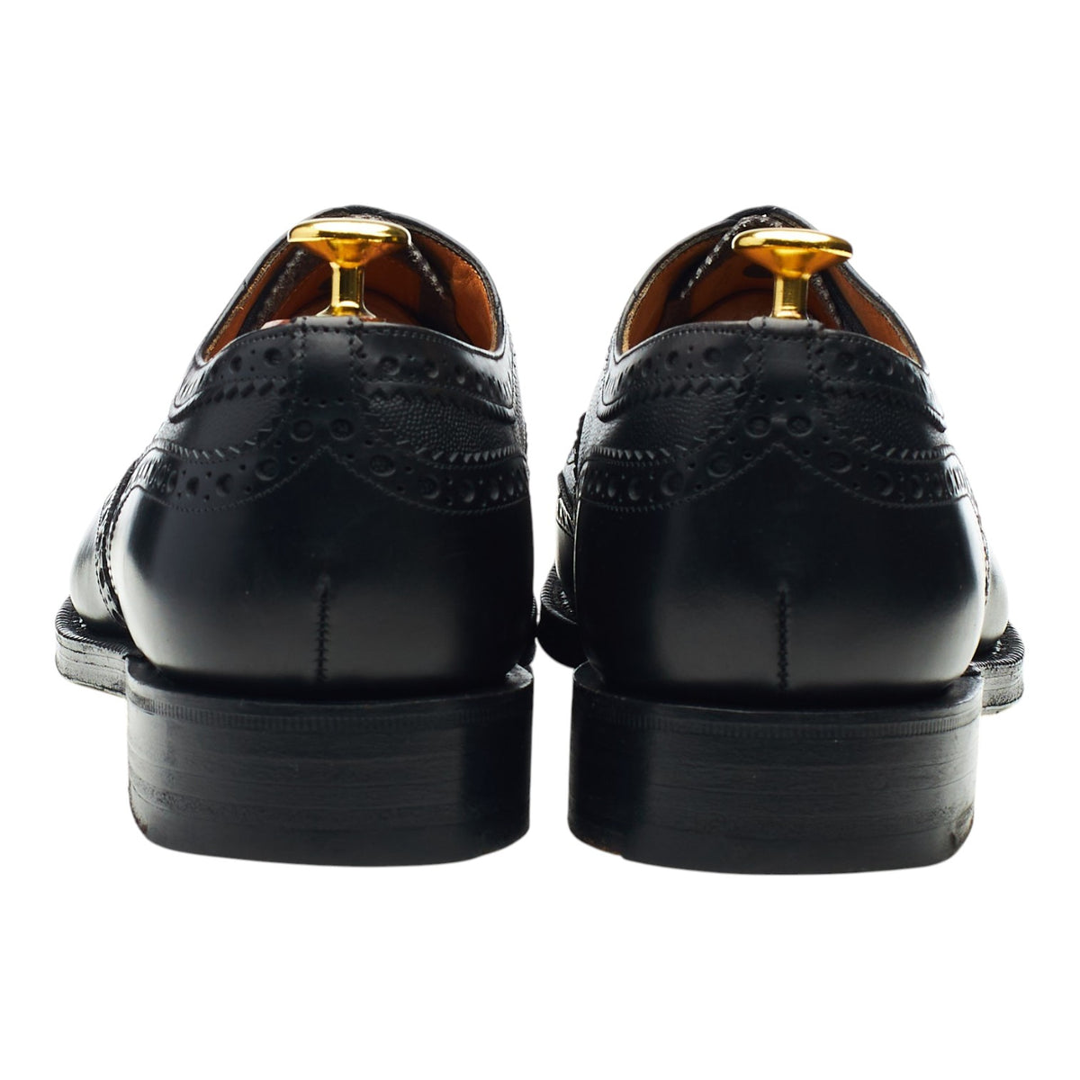 'Chesham' Black Leather Oxford Brogues UK 8.5 G