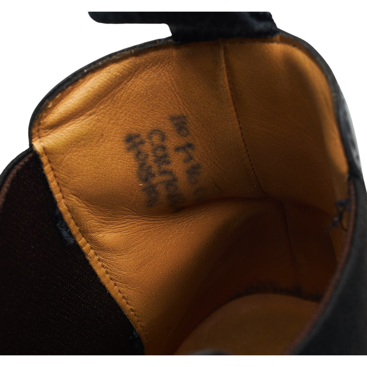 'Houston' Black Leather Chelsea Boots UK 11 F