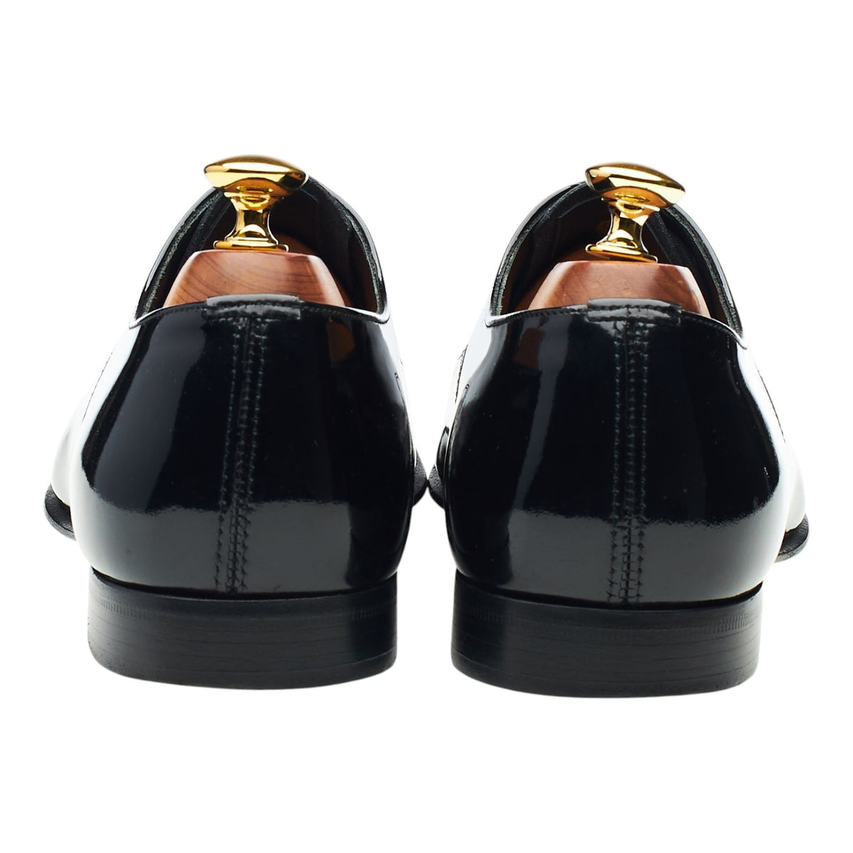 'Alastair' Black Patent Leather Oxford UK 7.5 F
