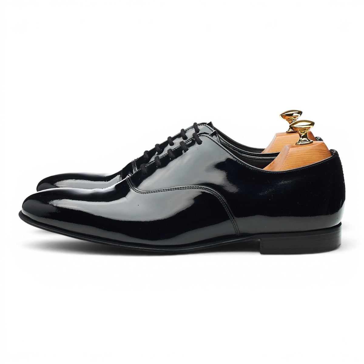 'Alastair' Black Patent Leather Oxford UK 7.5 F