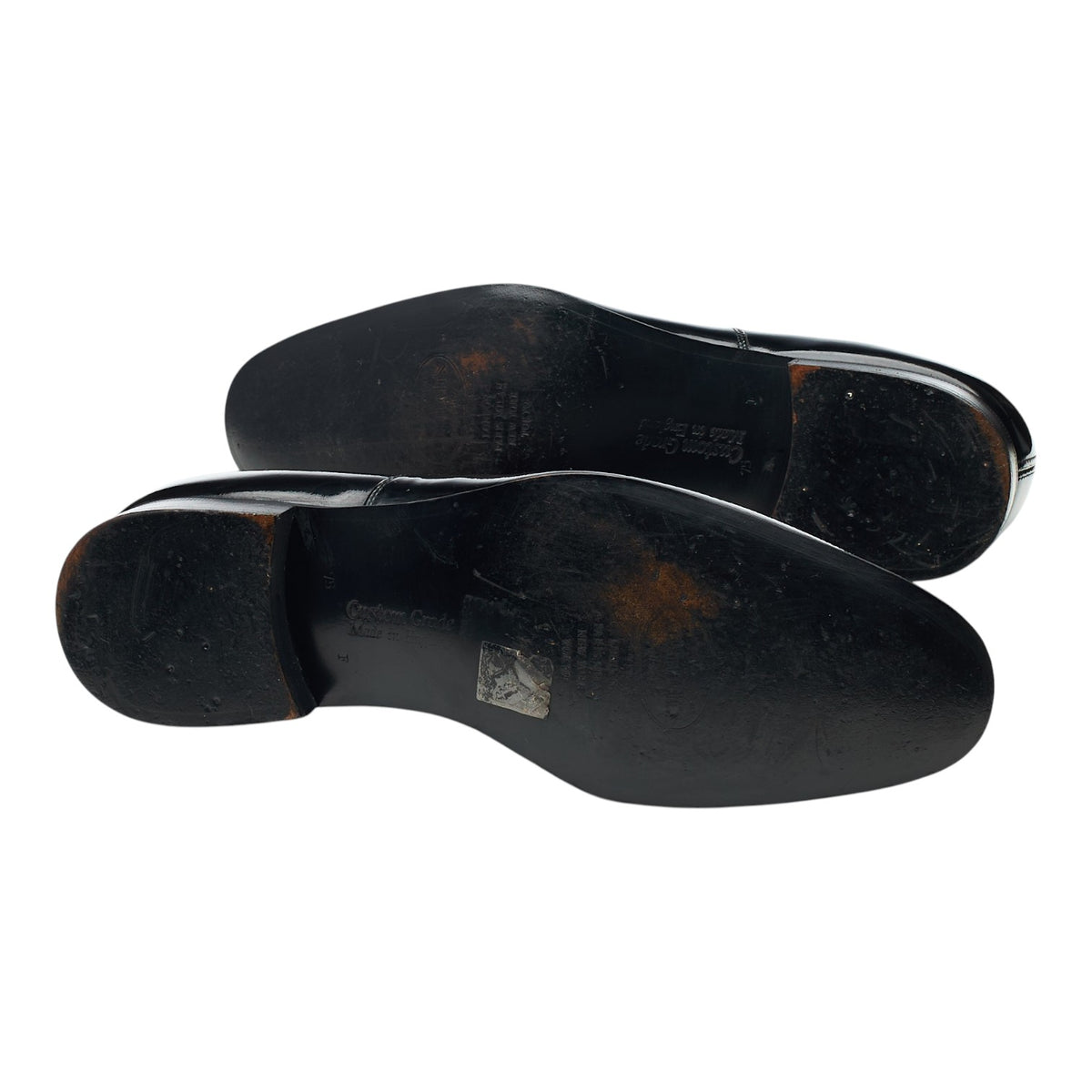 'Alastair' Black Patent Leather Oxford UK 7.5 F