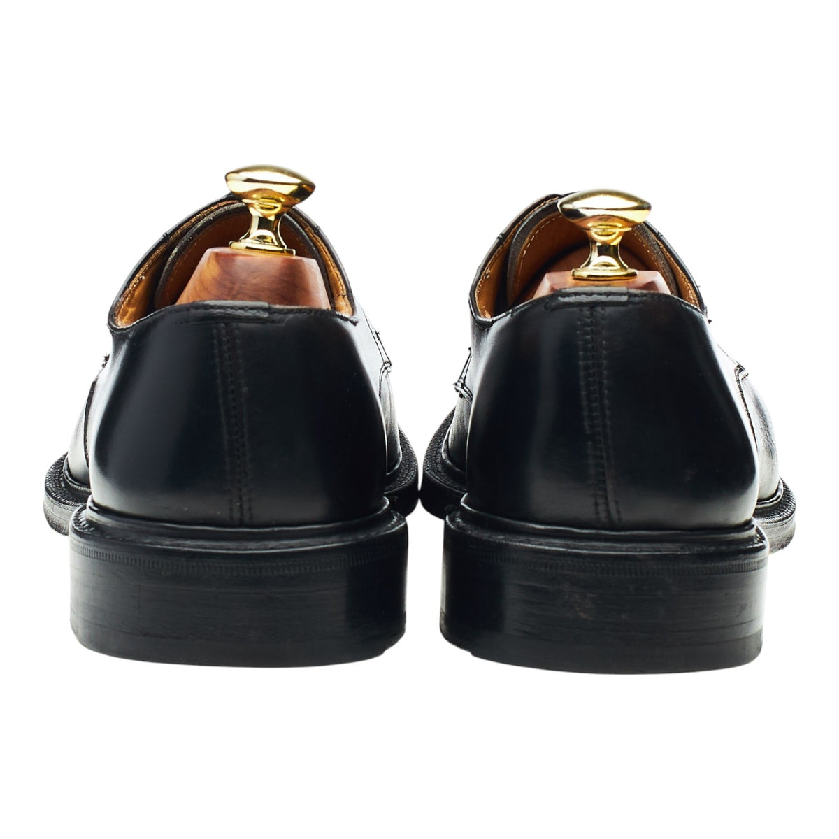 'Carne' Black Leather Split Toe Derby UK 8 F