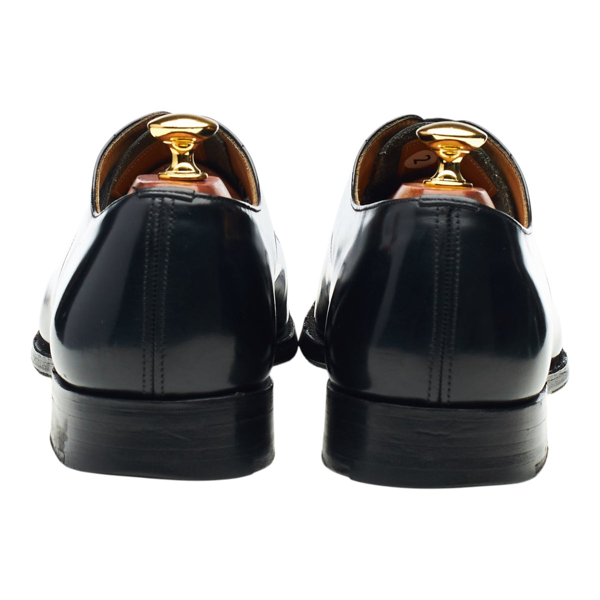 'Consul' Black Leather Oxford UK 9 F