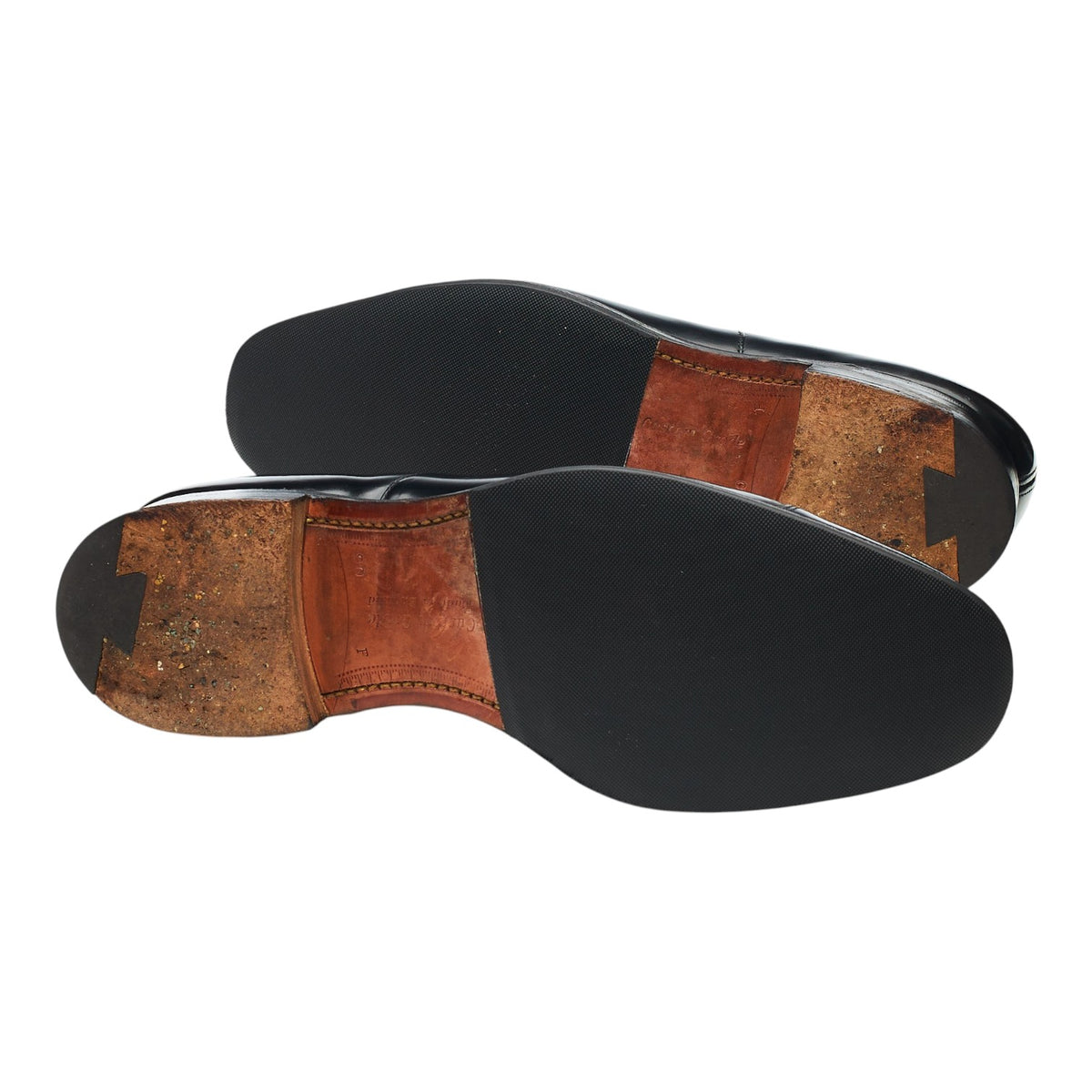 'Consul' Black Leather Oxford UK 9 F