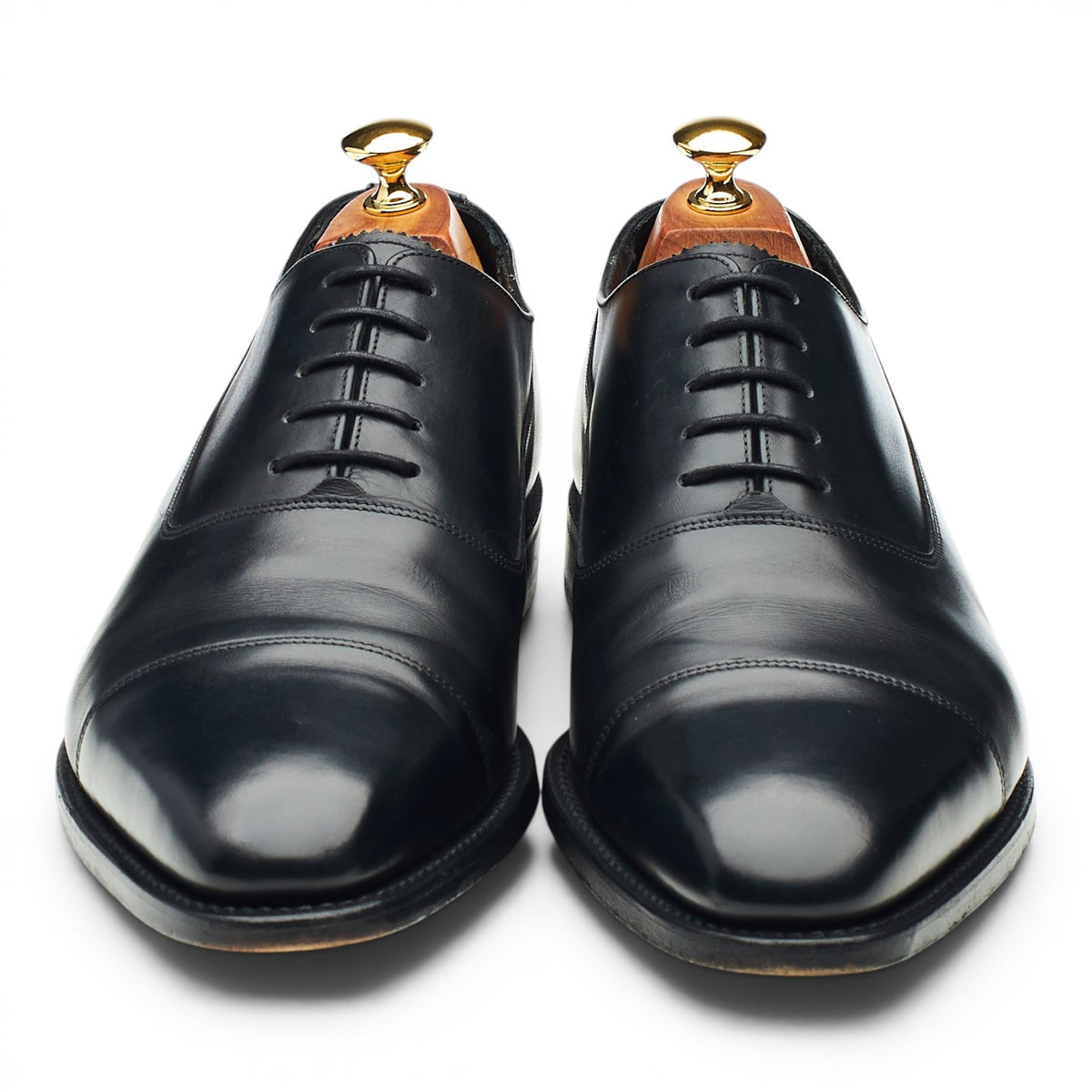 1880 Legacy 'Laxford' Black Leather Oxford UK 9 F