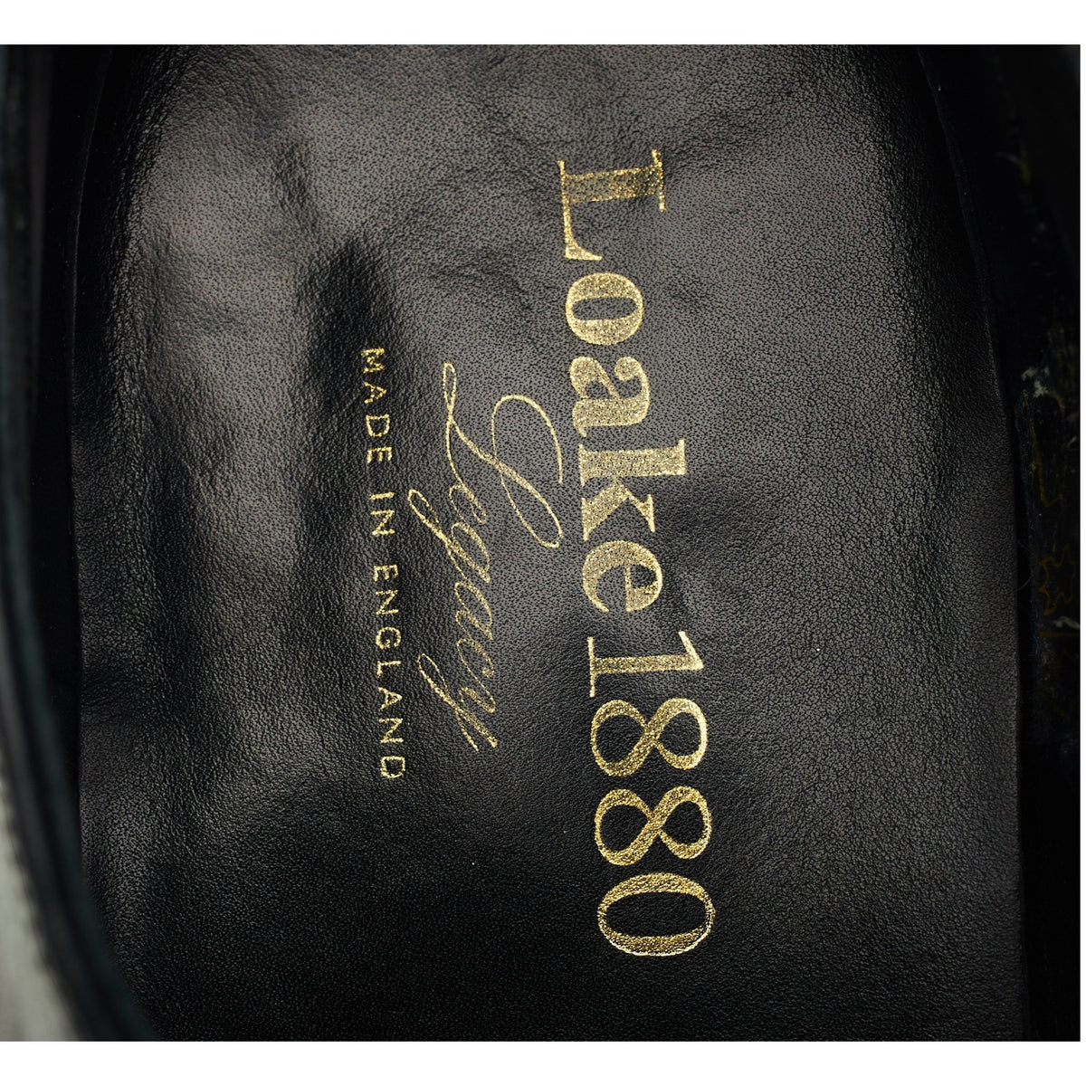 1880 Legacy 'Laxford' Black Leather Oxford UK 9 F