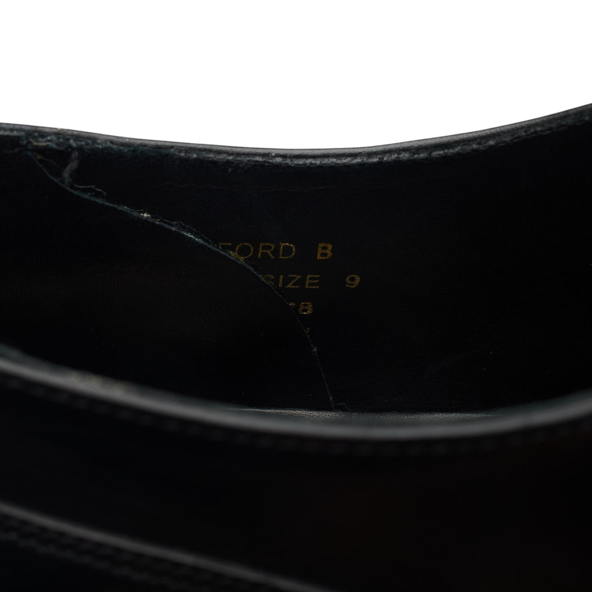 1880 Legacy 'Laxford' Black Leather Oxford UK 9 F