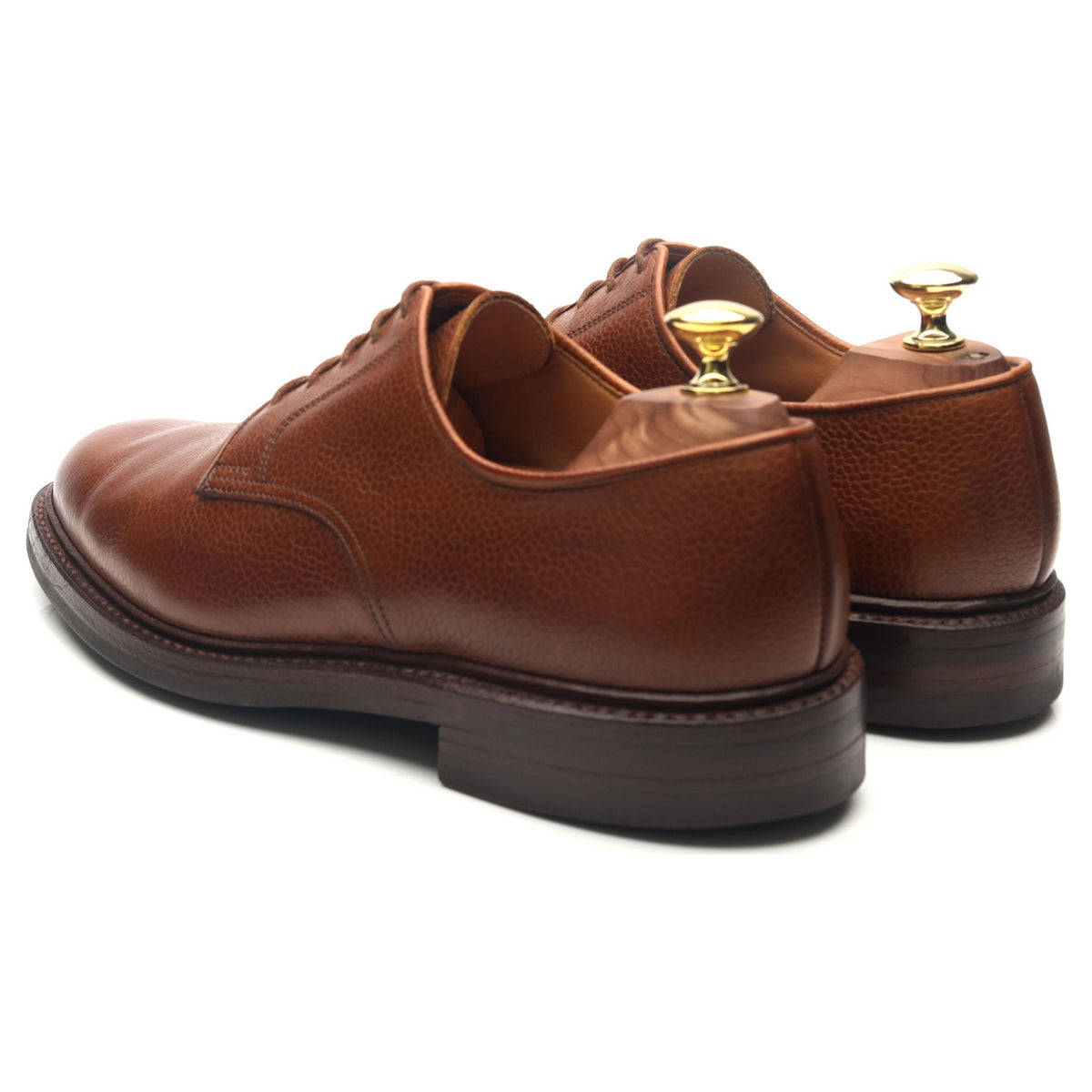 &#39;Grasmere&#39; Tan Brown Leather Derby UK 7 E